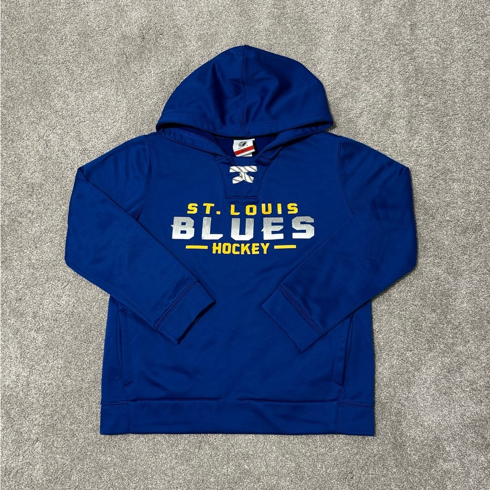 NHL St. Louis Blues Hockey Hooded Sweatshirt M 10/12